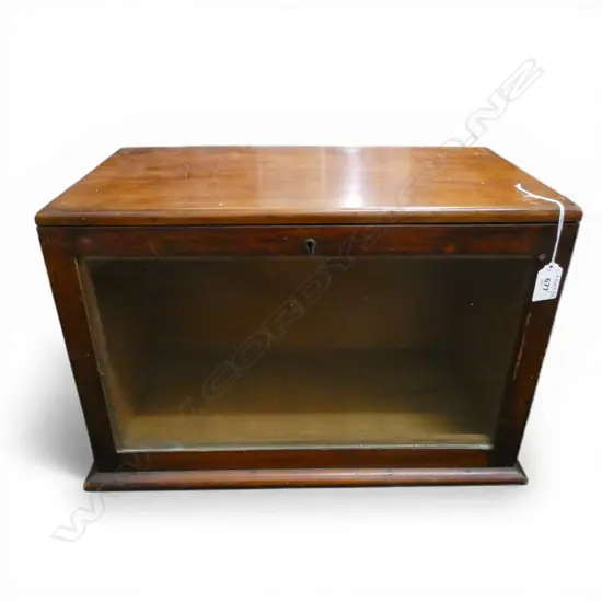 VINTAGE WOODEN SPECIMEN DISPLAY CABINET 480x265x305mm