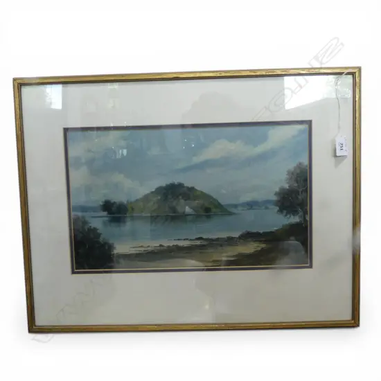 J. MAYCLAIR SNR, 'MCGREGOR IS. WHANGAREI HDS', OIL ON BOARD, SIGNED AND TITLED, 230 X 385mm