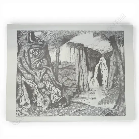 REI HAMON, UNTITLED 1979, LITHOGRAPH ED. 52/600, 530 X 665MM (UNFRAMED)