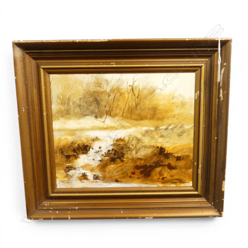 LANCE O'GORMAN 'SUMMER WATERS' OIL ON BOARD 233x285mm Image 1++