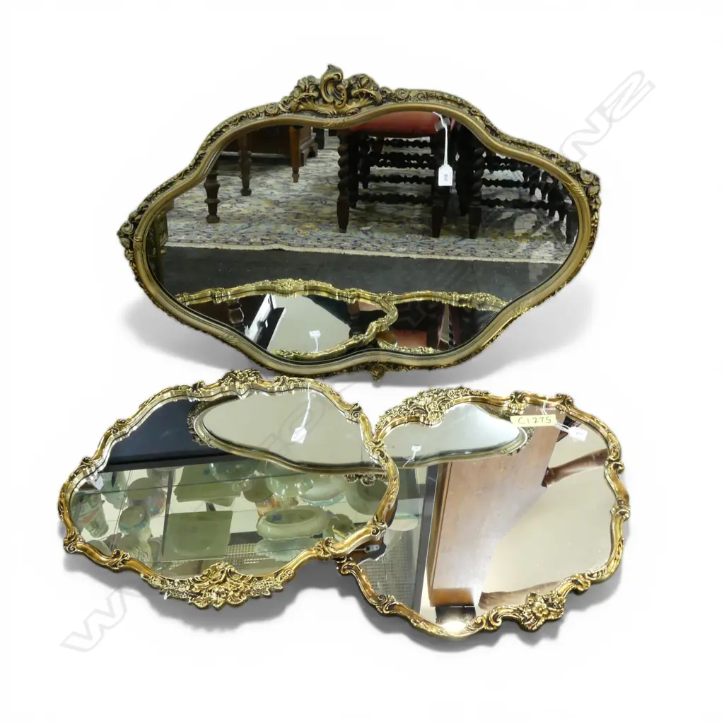 THREE MIRRORS 670x920 & 530x640mm Image 1++