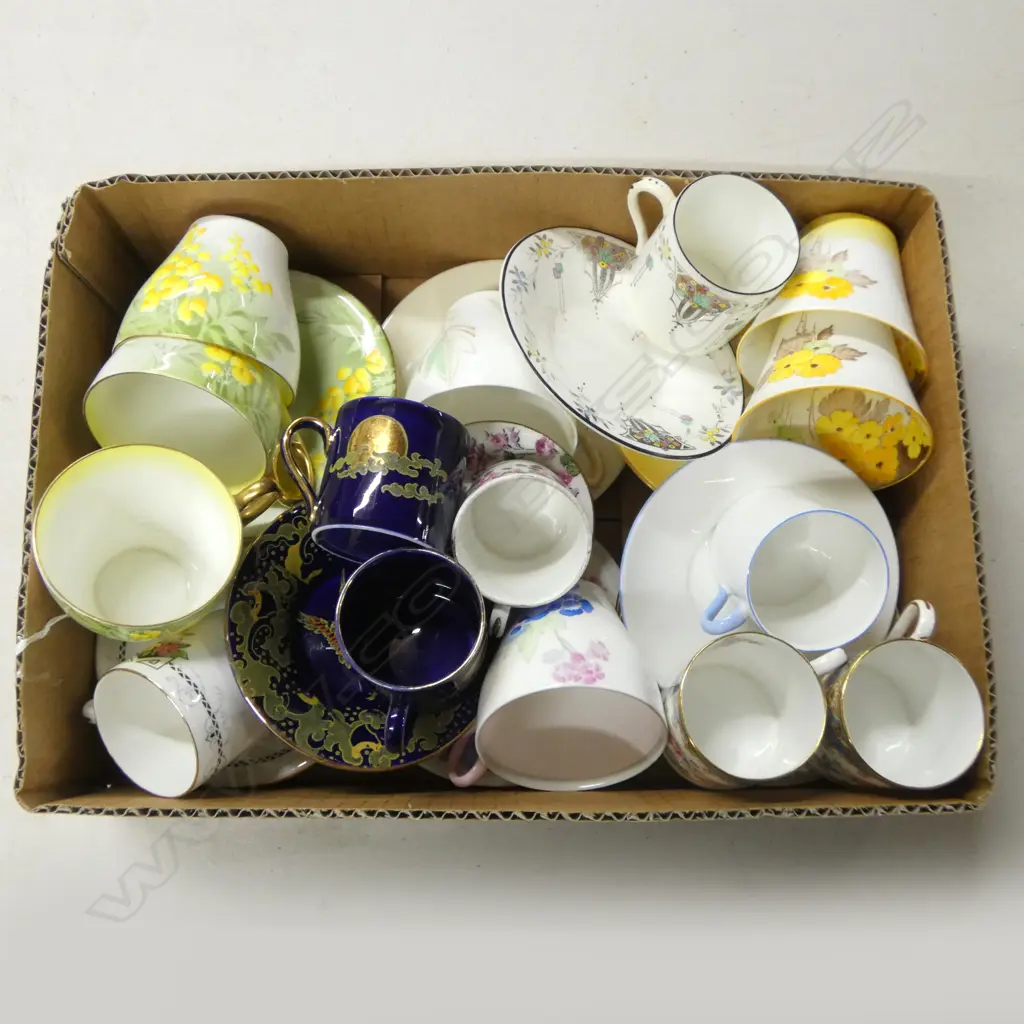 15 COFFEE CANS MOSTLY SHELLEY CHINA Image 1++