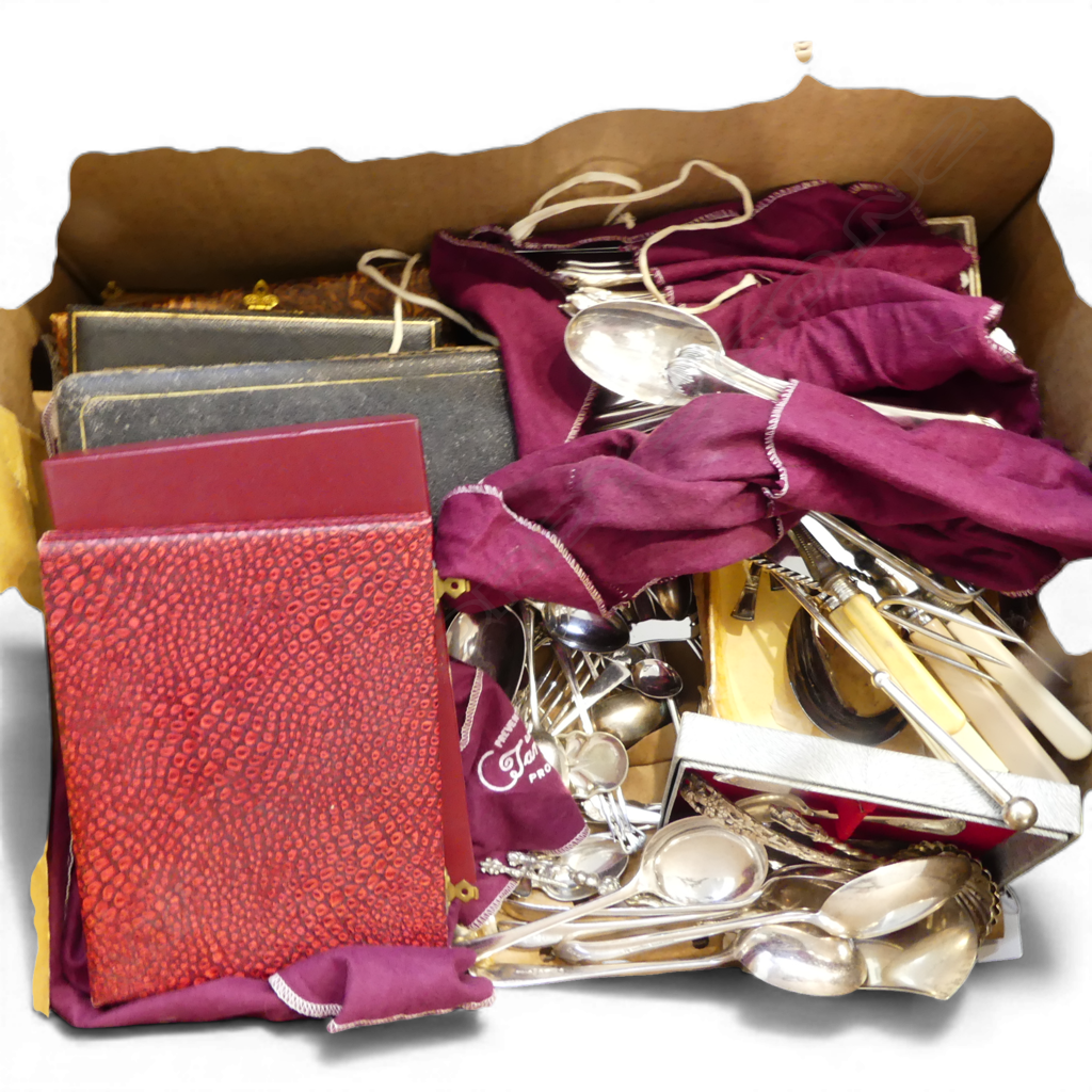 BOX OF ASST. CUTLERY etc Image 1++