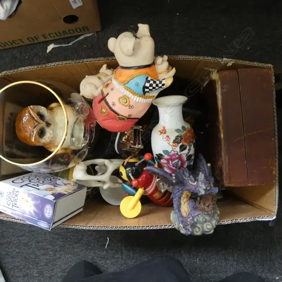 ASST. ITEMS; ORIENTAL, BUZZY BEE TOY ETC