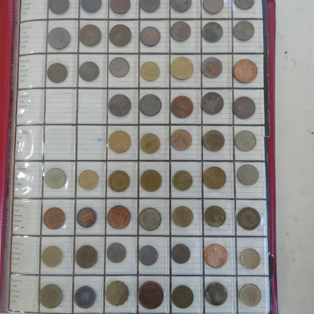 3 ALBUMS OF NZ & WORLD COINS Image 1++