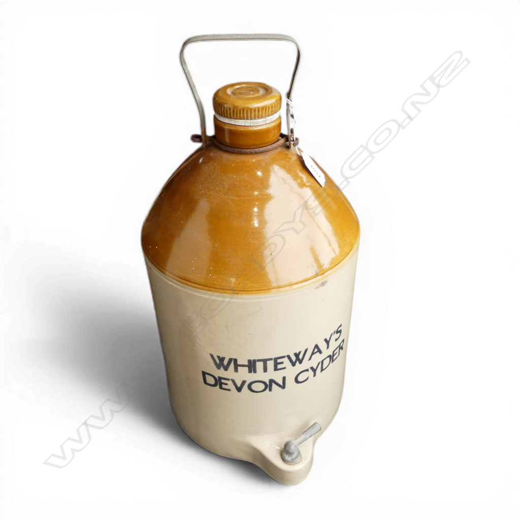 LARGE STONEWARE DEVON CYDER BOTTLE H450MM Image 1++
