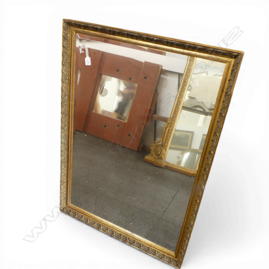 FANCY GILT WALL MIRROR WITH BEVEL EDGE 760 x 1060mm