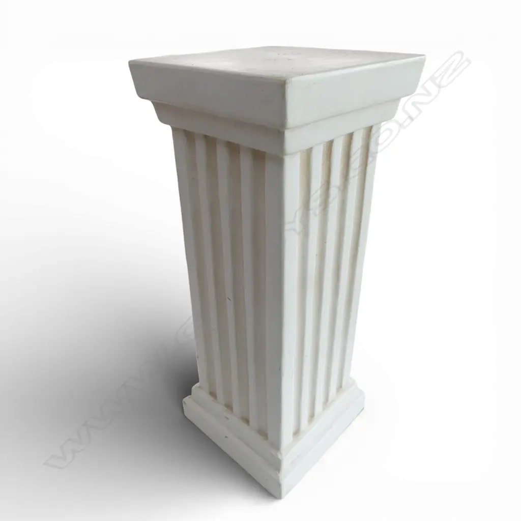 WHITE CERAMIC COLUMN 210x210x525mm Image 1++