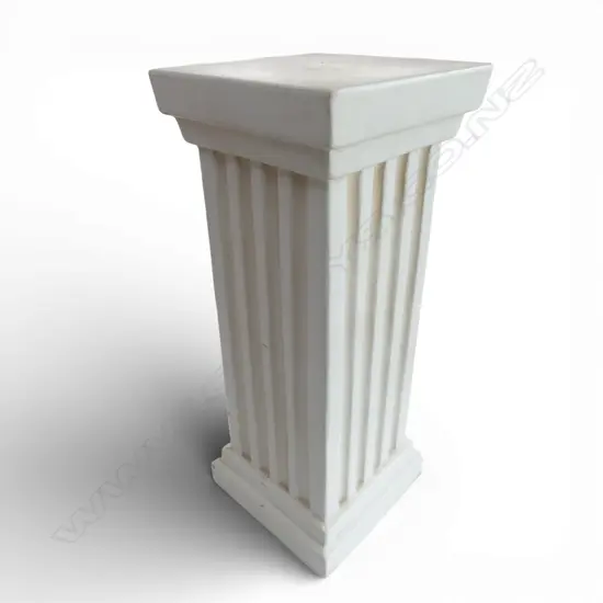 WHITE CERAMIC COLUMN 210x210x525mm