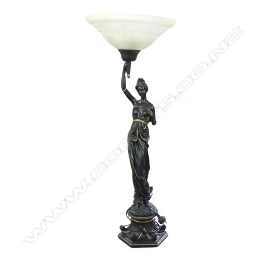 RESIN CLASSICAL FIGURE TABLE LAMP H.1060mm