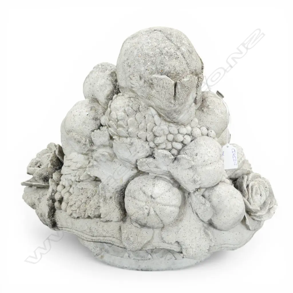 CONCRETE GARDEN FRUIT BASKET W.400mm Image 1++