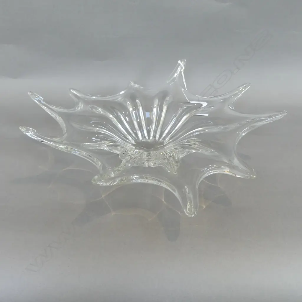 ART GLASS STAR BURST BOWL W.400mm Image 1++