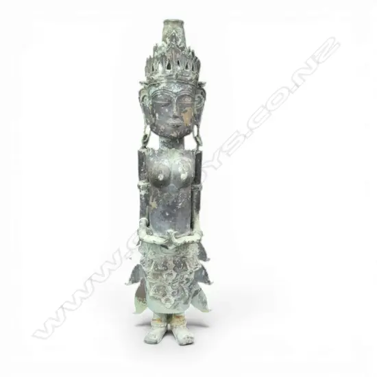 ORIENTAL METAL FIGURE H.520mm