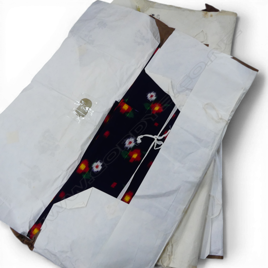 FOUR VINTAGE KIMONO IN ORIGINAL PACKAGING