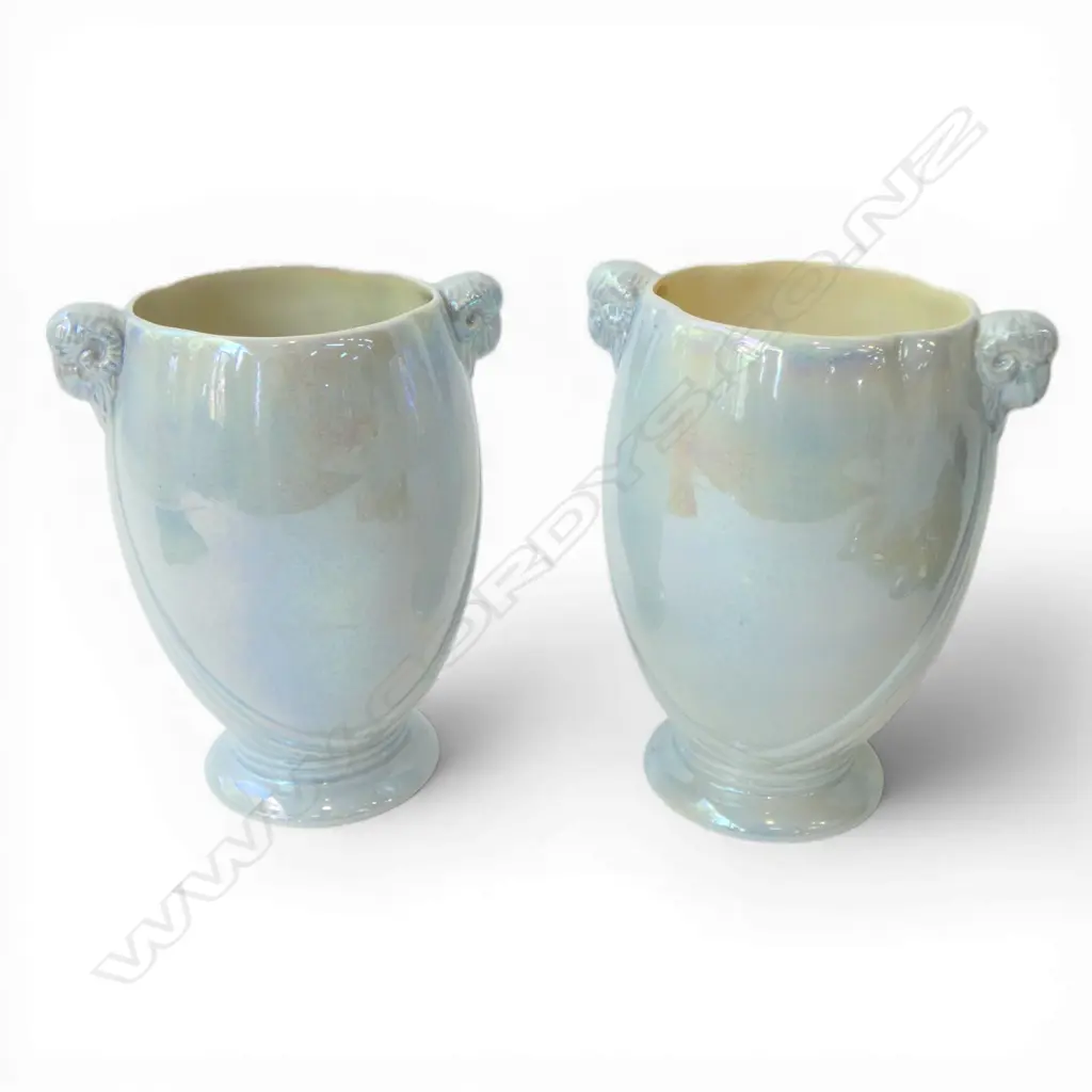 PR DECO CROWN DEVON LUSTRE VASES H.195mm Image 1++