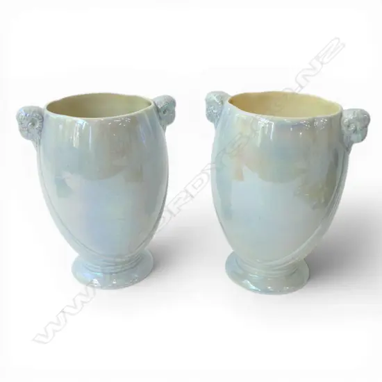 PR DECO CROWN DEVON LUSTRE VASES H.195mm