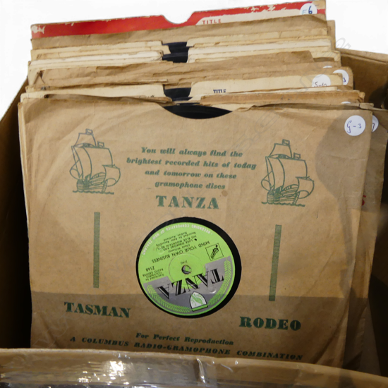 29 NZ TANZA 78s RECORDS