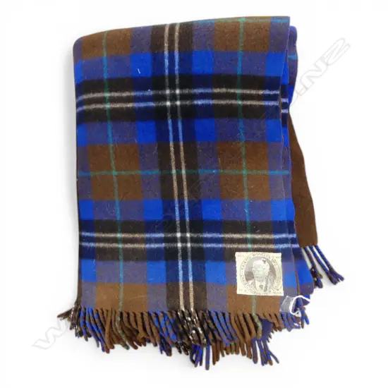 WOOL BLANKET; KAIAPOI WOOLLEN MFG. CO. MAORI CHIEF LABEL