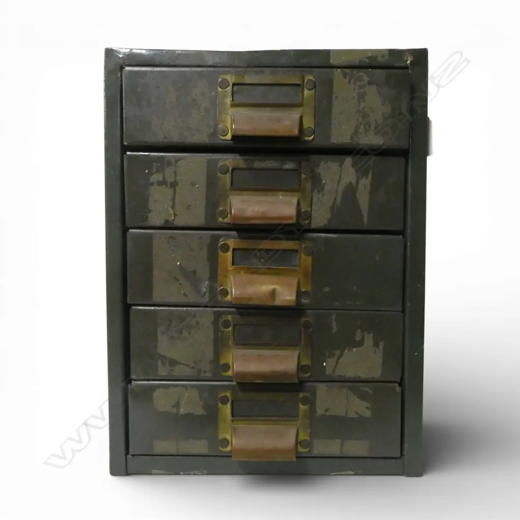 5 DRAWER METAL CABINET 275x365x370mm Image 1++