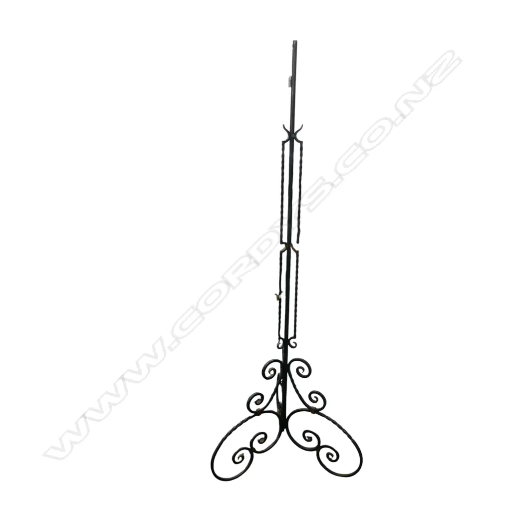 FRENCH WROUGHT STANDARD LAMP BASE H1680MM Image 1++