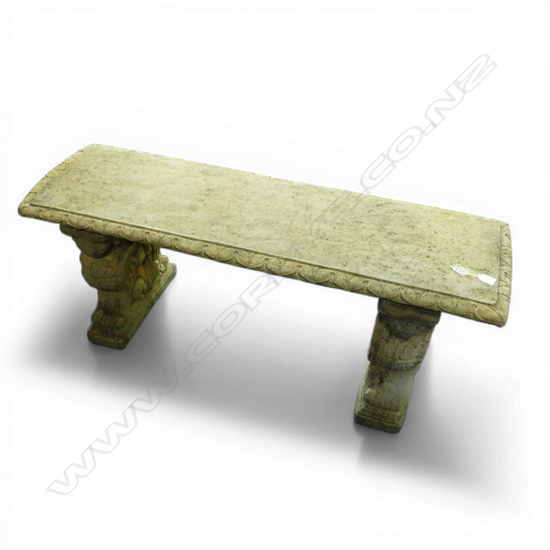 OUTDOOR CHURCH STONE BENCH SEAT H430 L1200MM