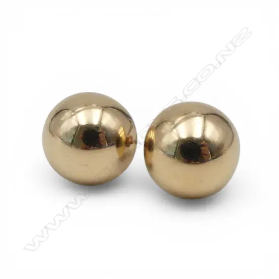 PR 9CT STUD EARRINGS, 1.6gms