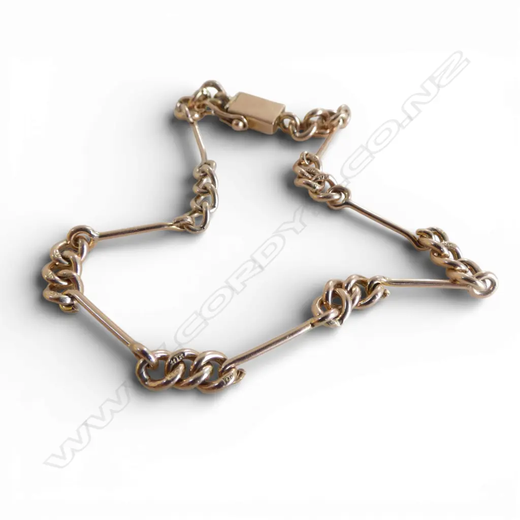 9CT ROSE GOLD BRACELET 8gms Image 1++