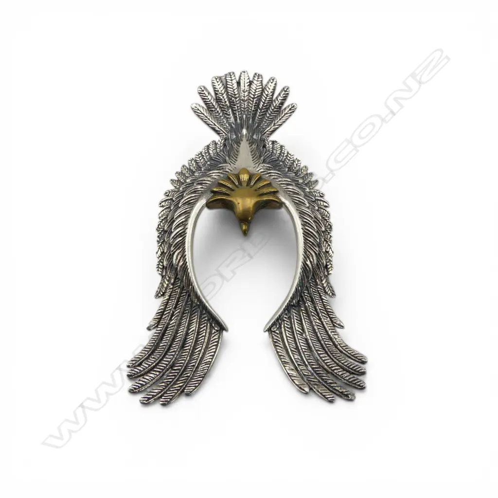 STG SILVER EAGLE PENDANT 65x45mm, 19.8gms Image 1++