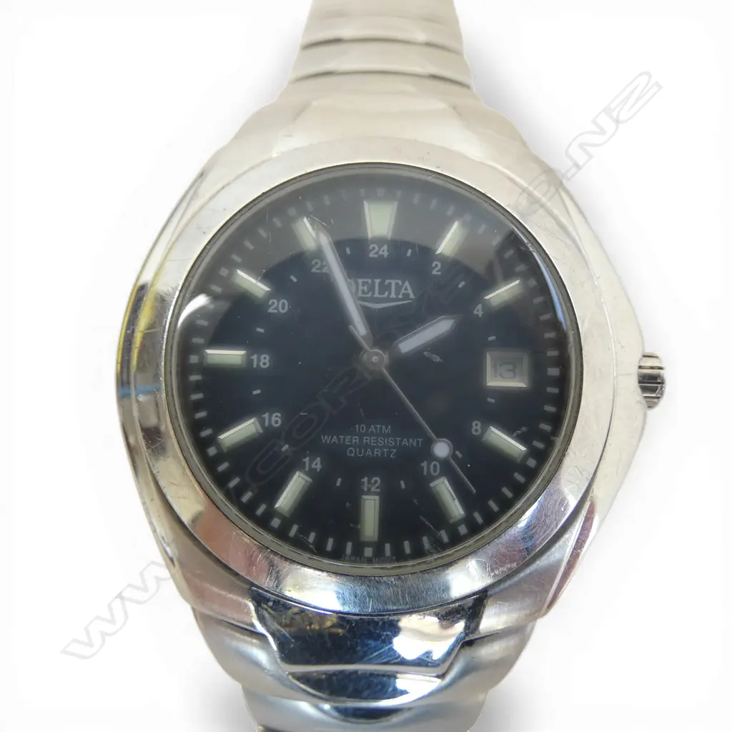 GENTS DELTA QUARTZ 10ATM WRISTWARTCH Image 1++