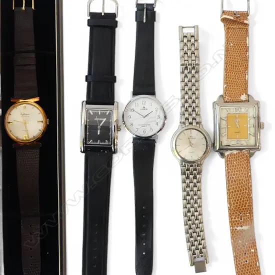 5 ASST. WRISTWATCHES 