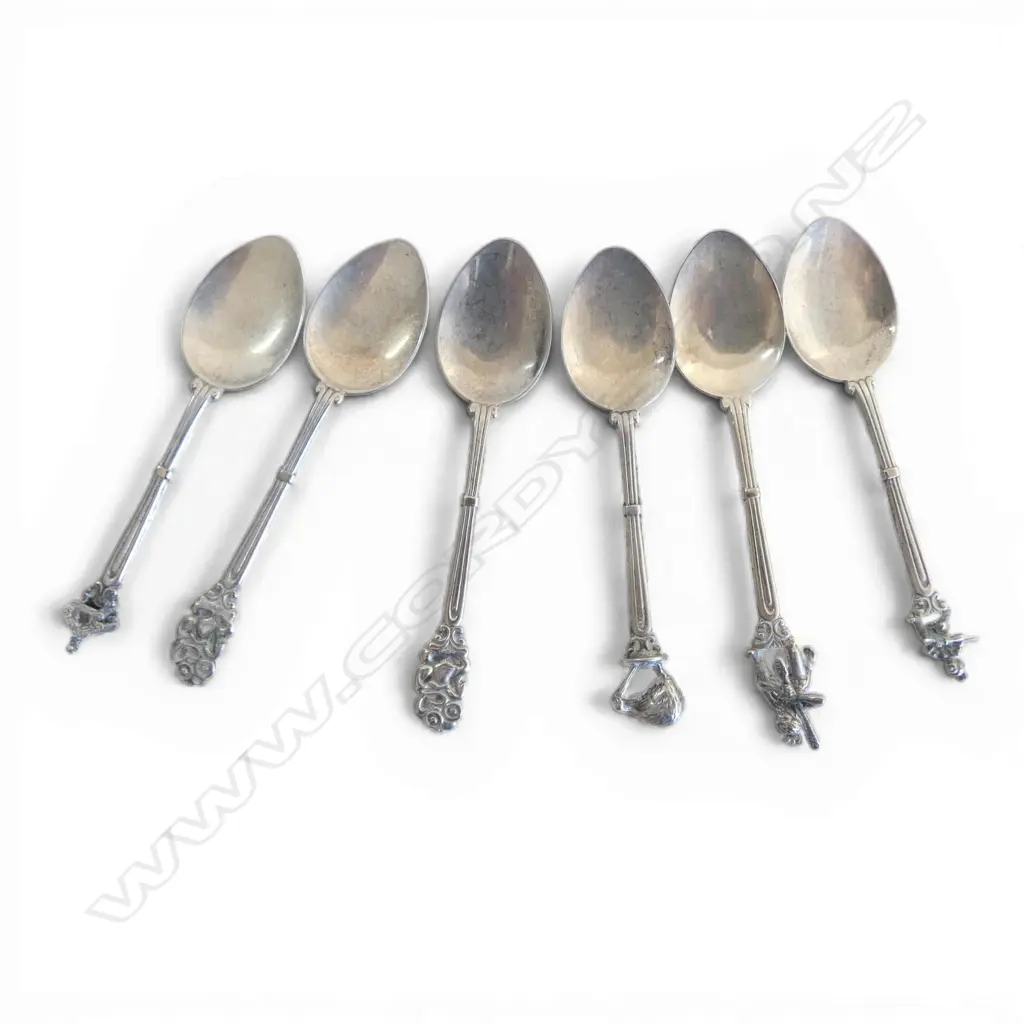 SIX E.P. NZ SOUVENIR TEASPOONS Image 1++