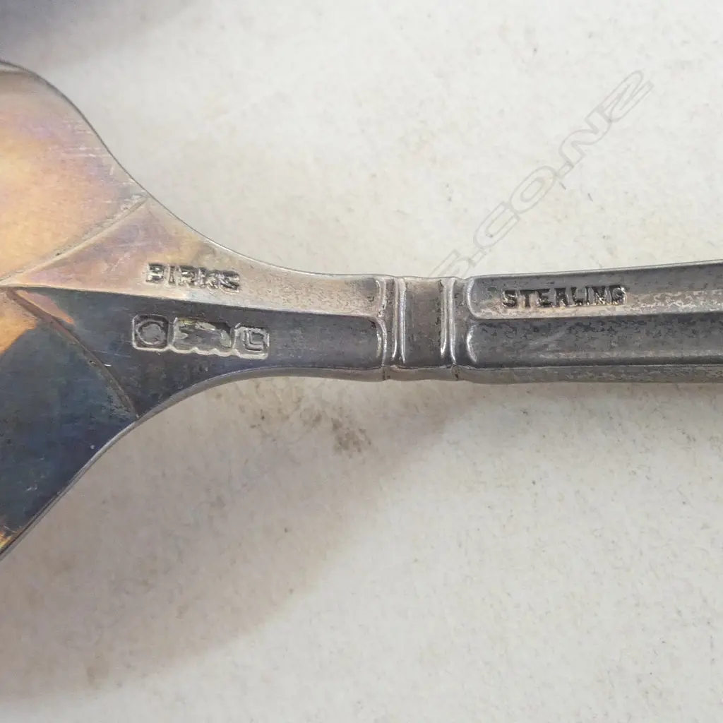 6 CANADIAN STG SILVER SOUP SPOONS, BIRKS 1950 L.155mm 254gms Image 1++