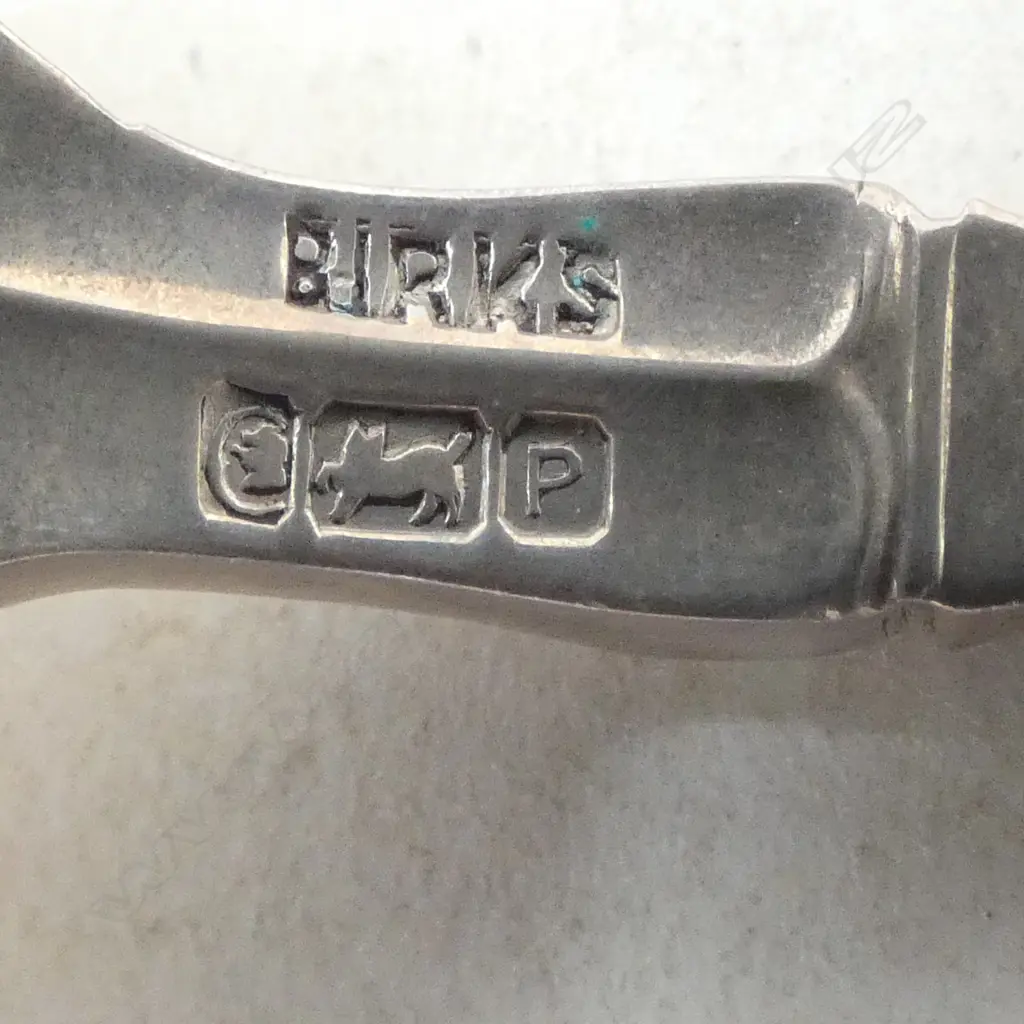 6 CANADIAN STG SILVER FORKS, BIRKS 1950 L.185mm 370gms Image 1++
