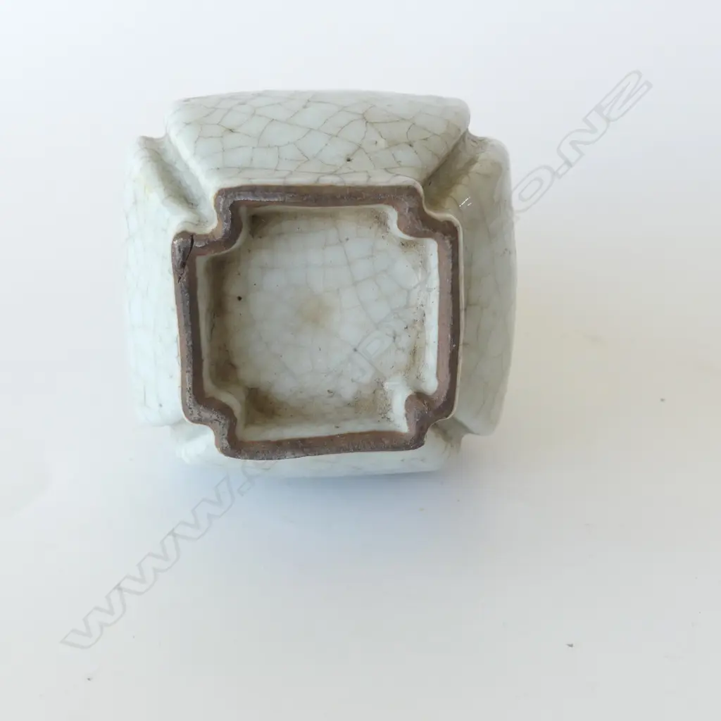 ORIENTAL VASE, CRACKLE GLAZE H.110mm Image 1++