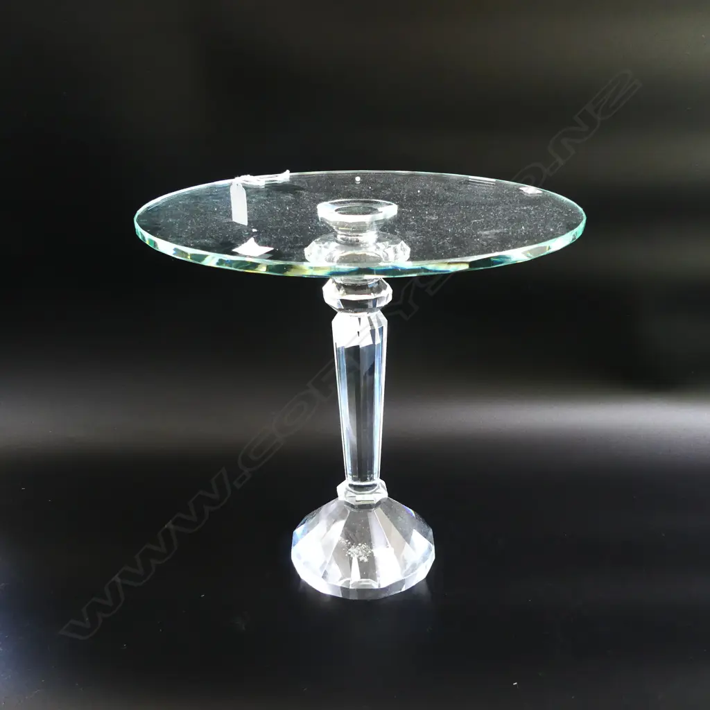 CUT CRYSTAL CAKE STAND H290MM Image 1++