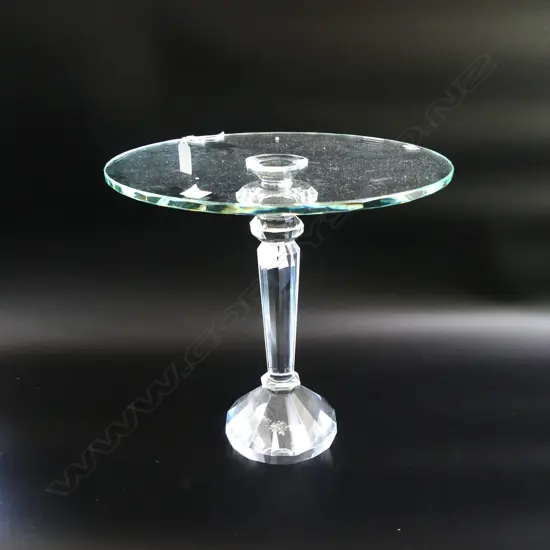 CUT CRYSTAL CAKE STAND H290MM