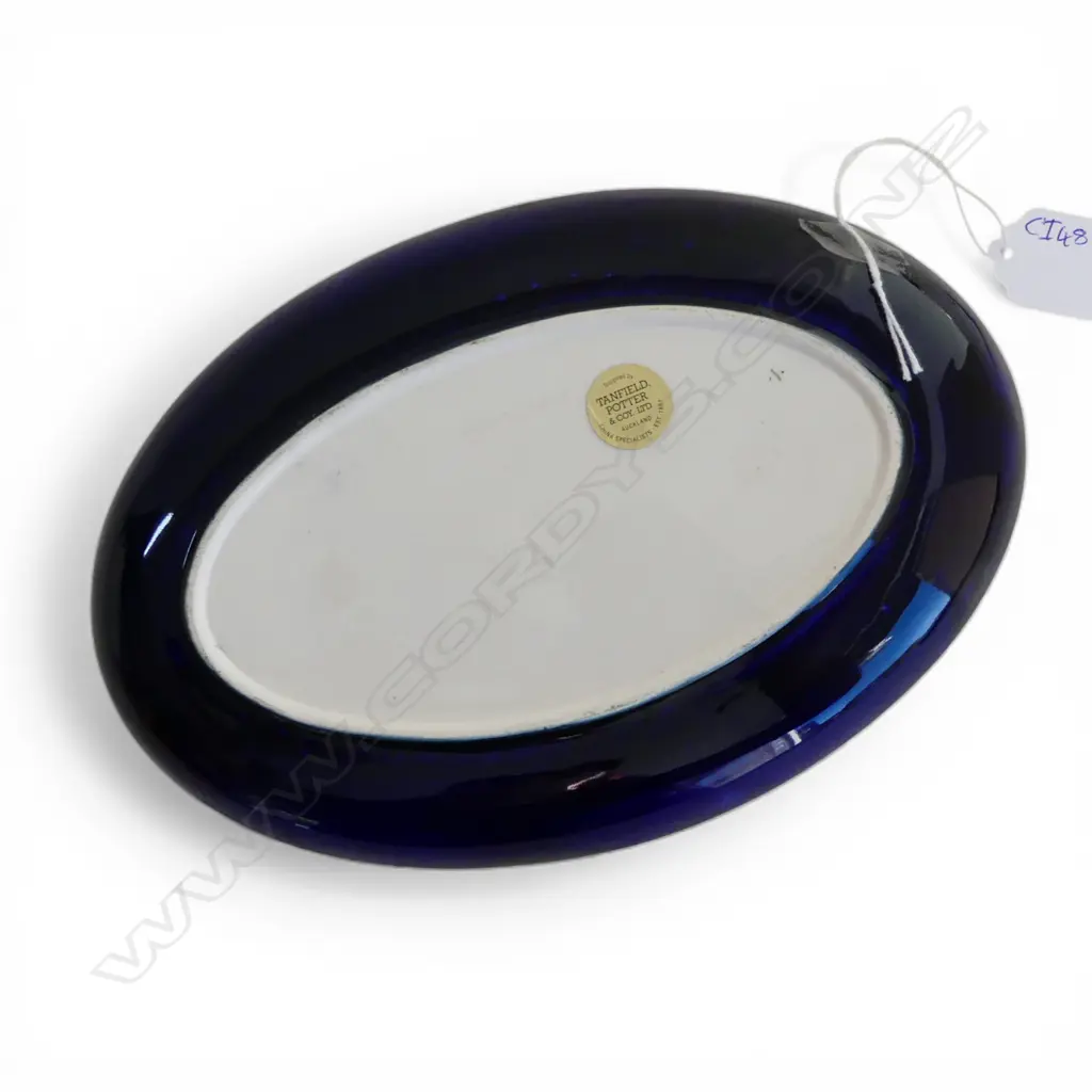 MOORCROFT HIBISCUS FLOWER PLATTER W.230mm Image 1++