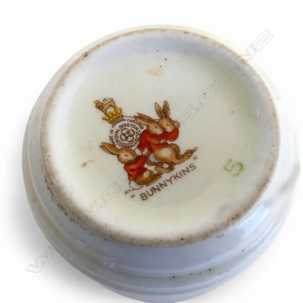4 PCES ROYAL DOULTON BUNNYKINS + ALFRED MEAKIN 'PIXIE WARE' Image 1++