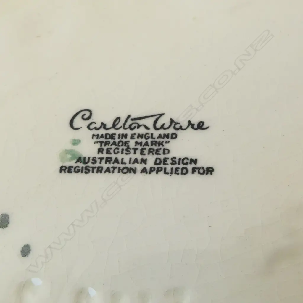 4 PCES CARLTON WARE  Image 1++