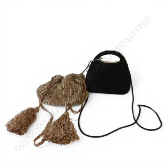 BLACK EVENING 18 MM & BEADED MESH 20 MM BAGS 