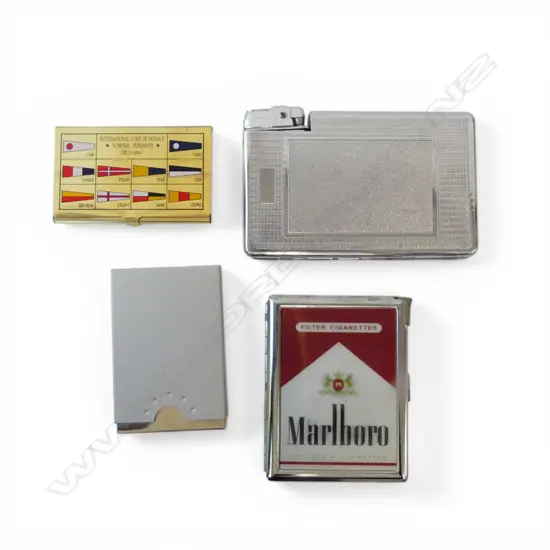 2 CIG. CASES + 2 CARD CASES