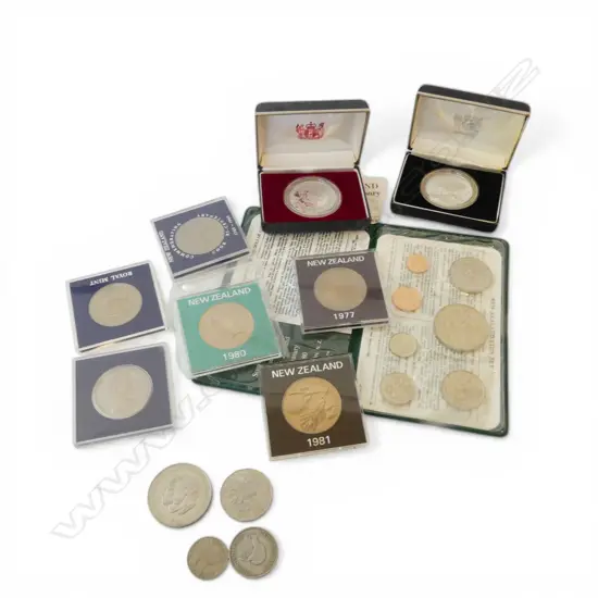 ASST. COINS INCL. 2 SILVER PROOF
