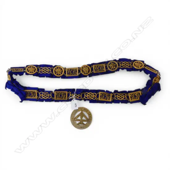 VINTAGE NZ GRAND LODGE COLLAR L600MM