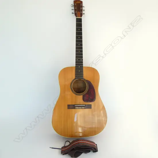 LEVIN LS-18 ACOUSTIC GUITAR purchased 1961 V.Gd Cond.1 owner. In period hard case