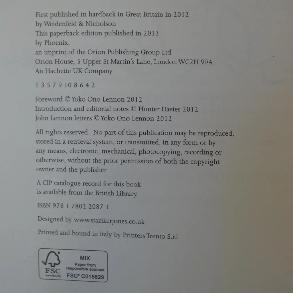 THE BEATLES ANTHOLOGY & THE JOHN LENNON LETTERS Image 1++