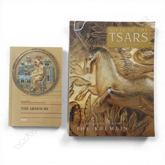 2 RUSSIAN REFERENCE BOOKS; GIFTS TO THE TSARS 1500-1700 & THE ARMOURY 