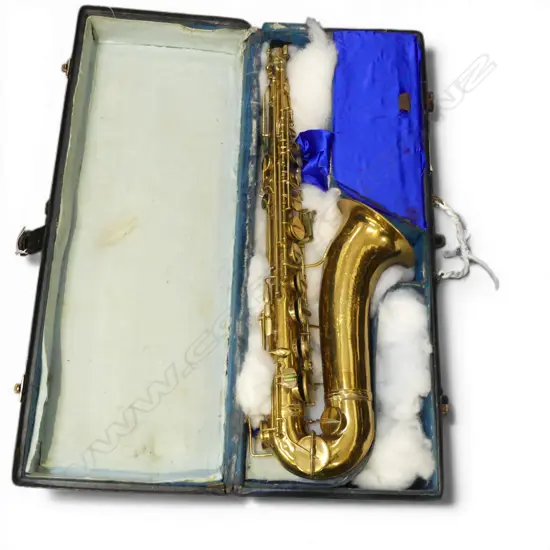 CASED c.1930's HAWKES & SON ALTO SAXOHPHONE