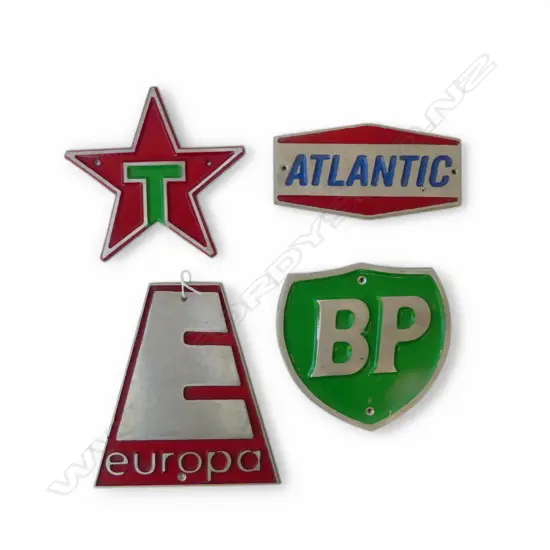 4 REPLICA CAST PETROL LOGOS 
