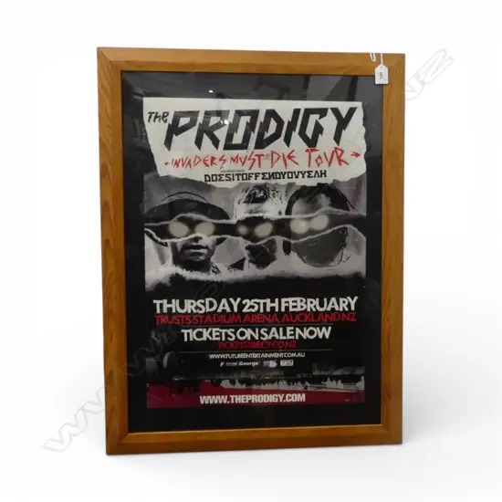BRITISH BAND THE PRODIGY CONCERT POSTER 590x410mm