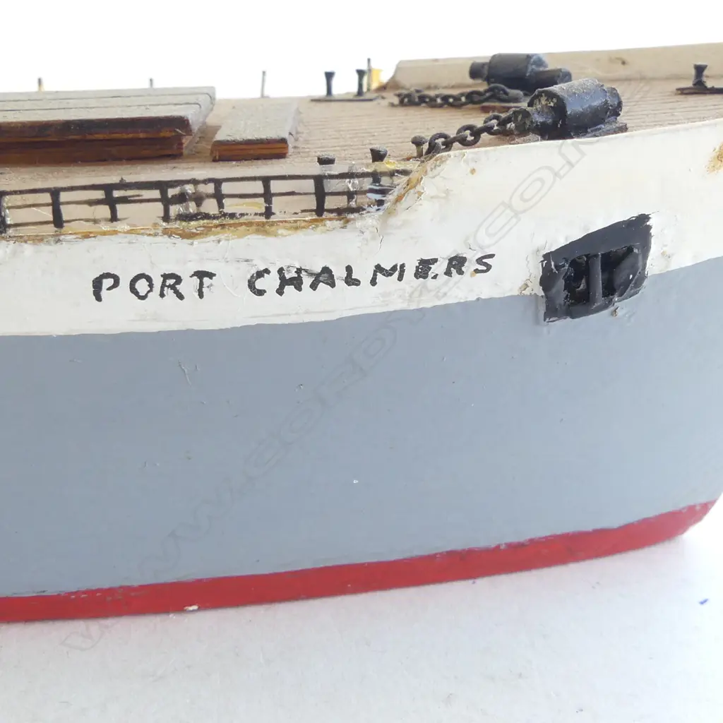 SCRATCH BUILD SHIP 'PORT CHALMERS' L.650mm Image 1++